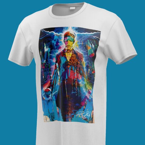 Men T Shirt Mockup, Front View (5)