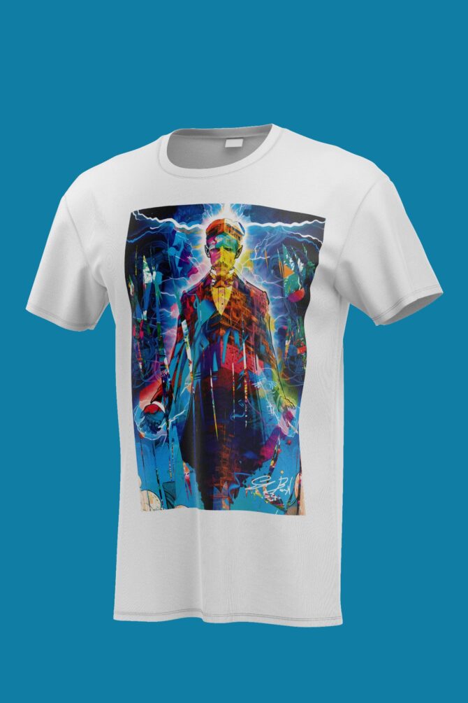 Men T Shirt Mockup, Front View (5)